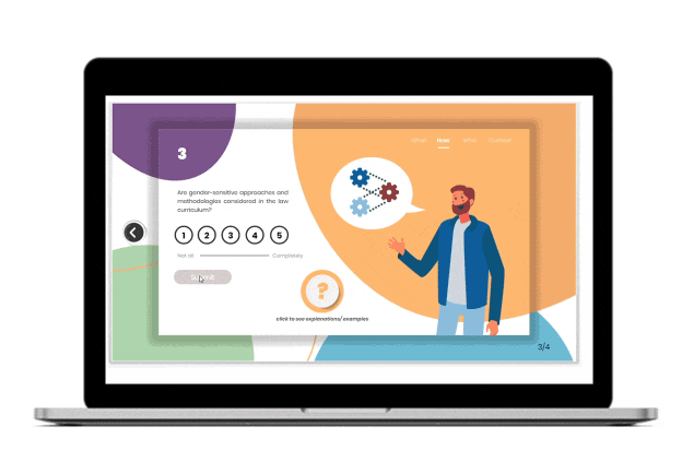 Gender Mainstreaming Law Schools’ Curricula interactive tool Page